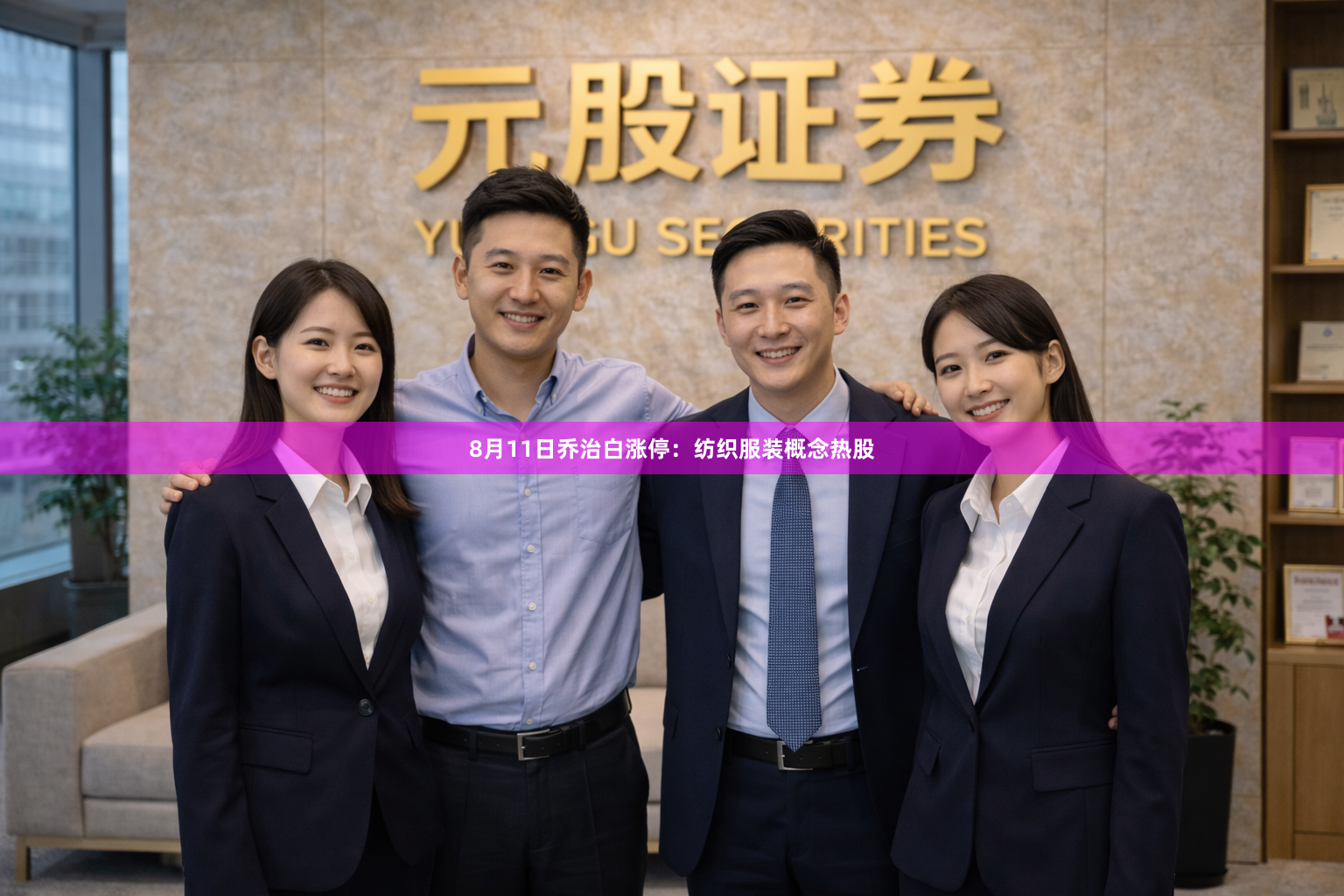 8月11日乔治白涨停:纺织服装概念热股