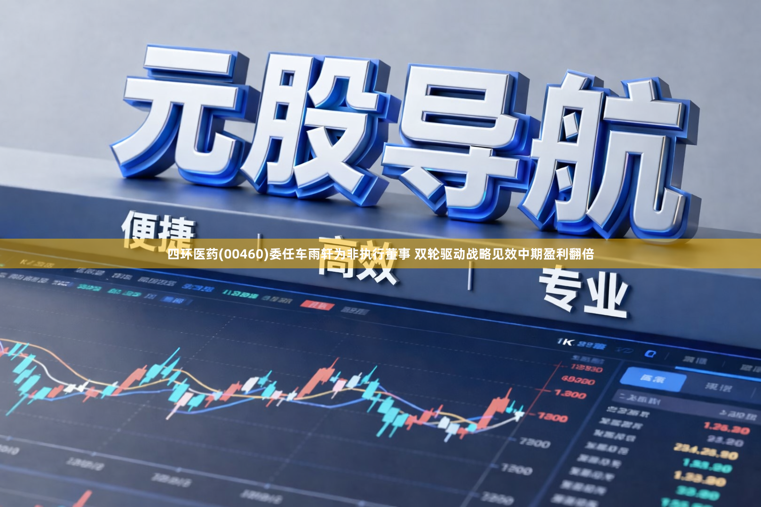 四环医药(00460)委任车雨轩为非执行董事 双轮驱动战略见效中期盈利翻倍