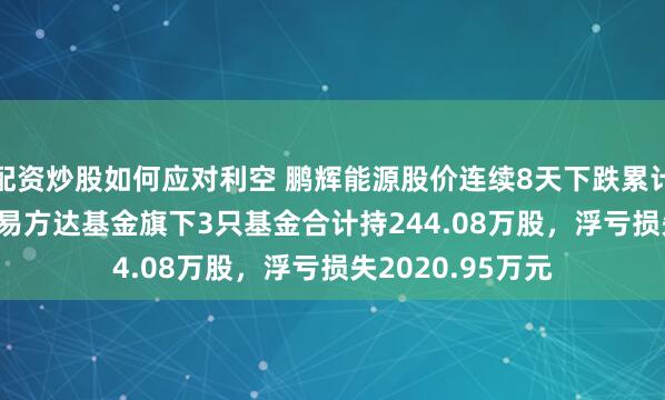 配资炒股如何应对利空 鹏辉能源股价连续8天下跌累计跌幅13.14%，易方达基金旗下3只基金合计持244.08万股，浮亏损失2020.95万元